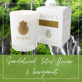 Bisby Hand-Poured Soy Candles - Global Collection Bali 
