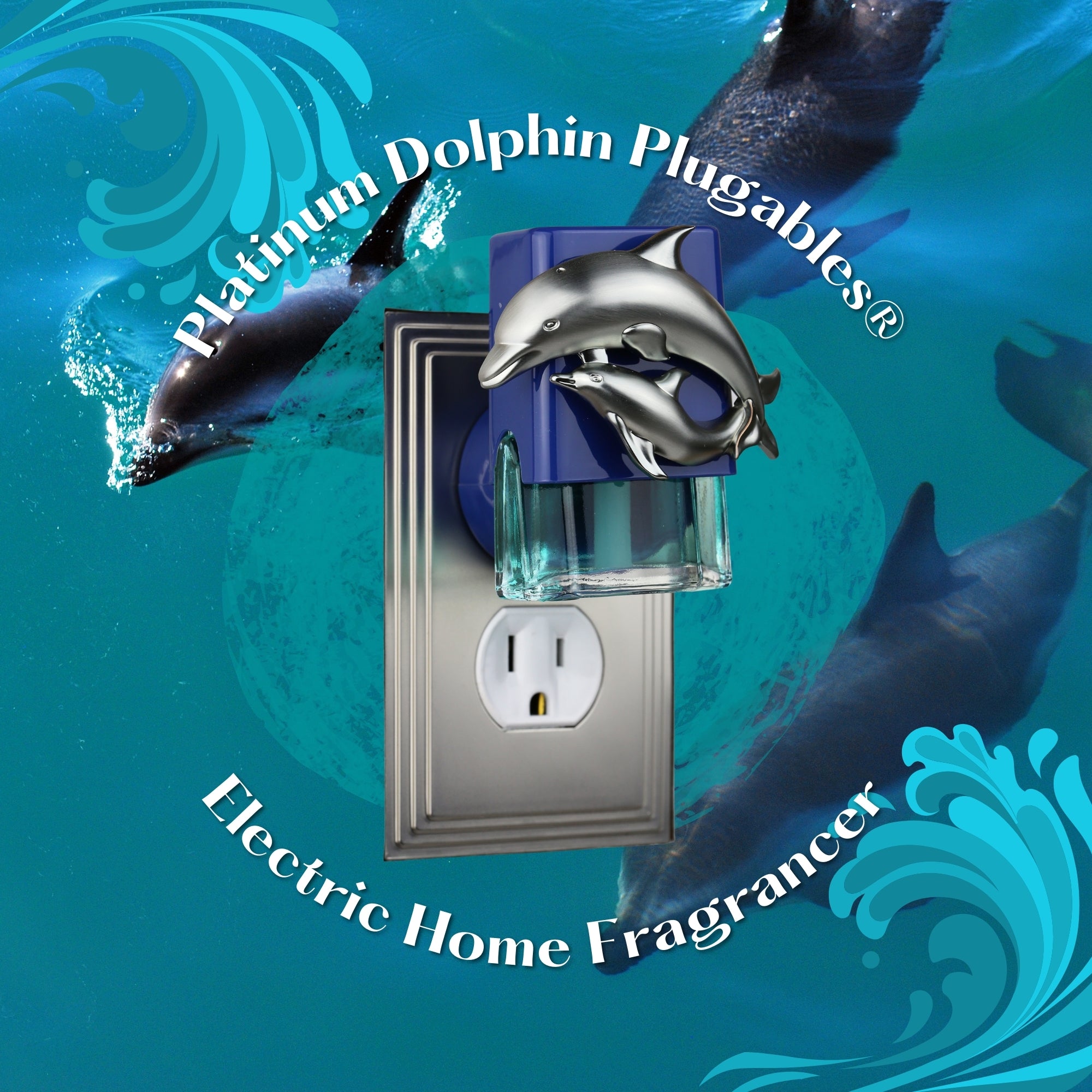 Platinum Dolphin Plugables® Electric Scented Oil Diffuser  Home Fragrance Accessories