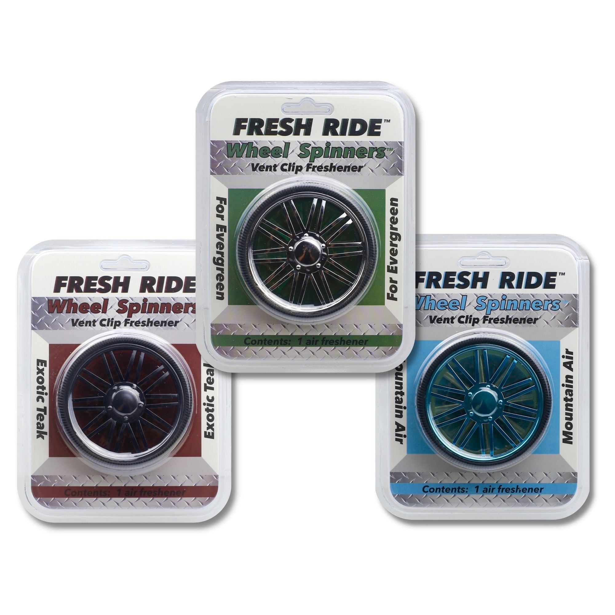 Fresh Ride Wheel Spinner Car Vent Clip Air Freshener  car fragrance